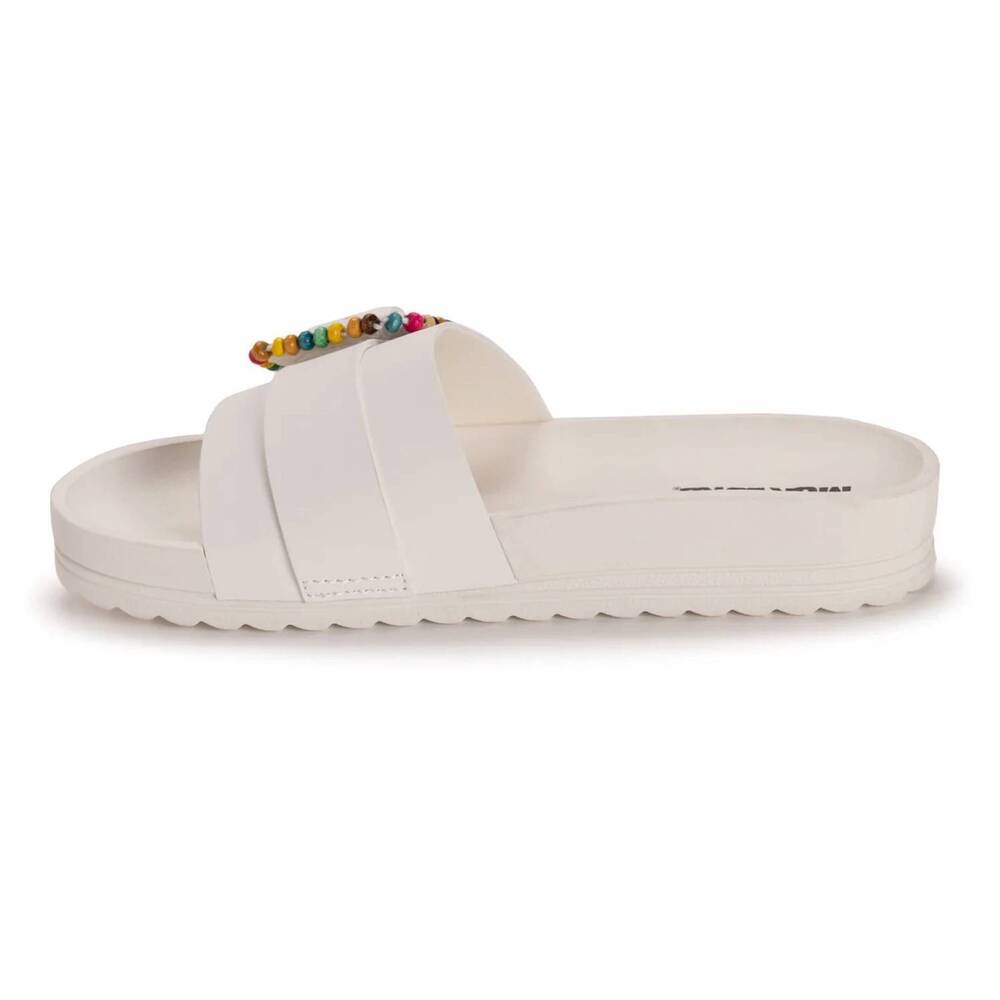 NEW MUK LUKS women's grand colette sandal in white